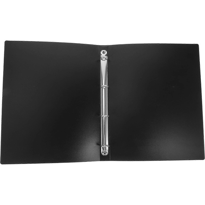 Dosar mecanic A4 FG123K0225-260806-1055, din PP cu mecanism metalic reglabil, negru, 32,3 x 25,5 x 3 cm