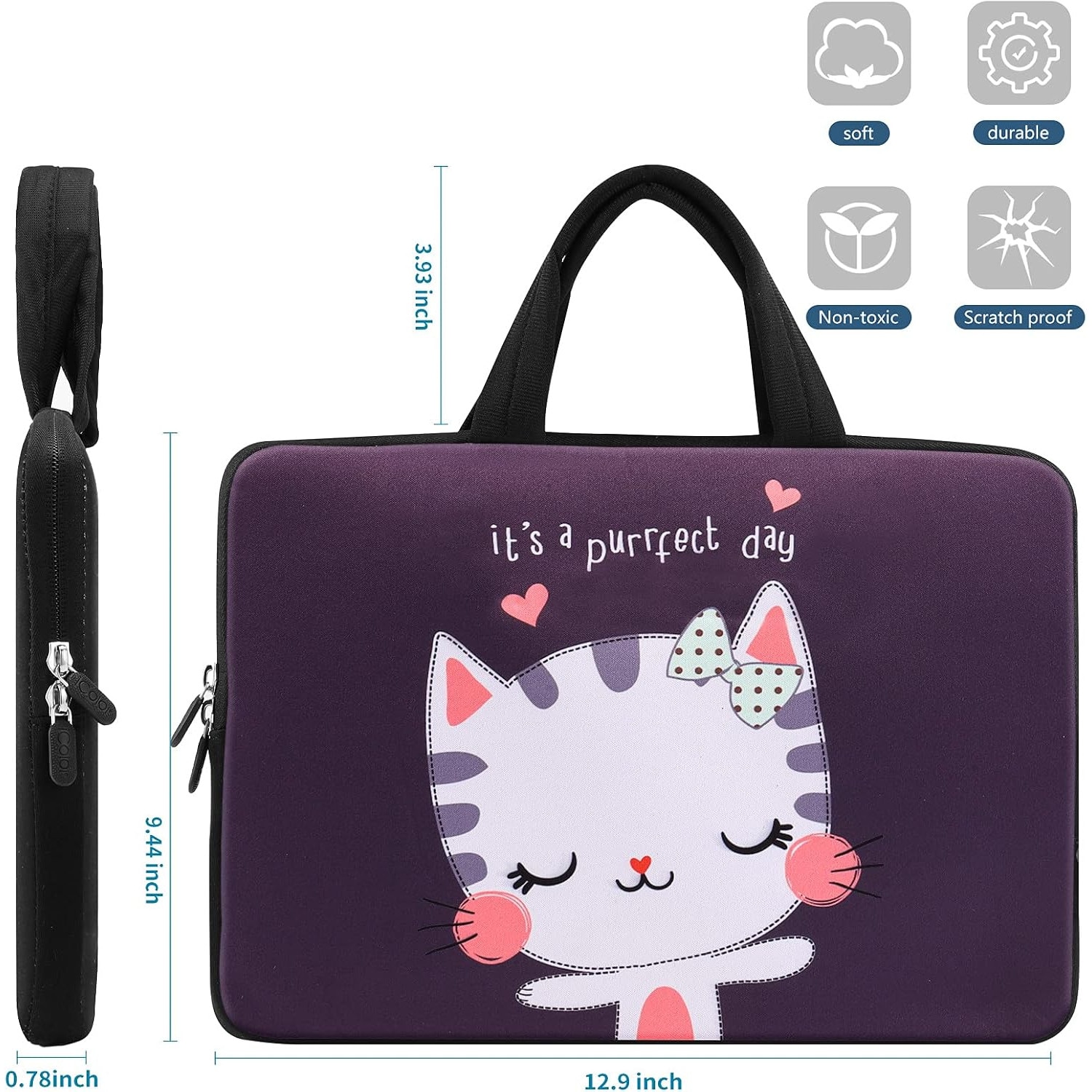Husa laptop 11.6-12 inch, geanta transport neopren, protectie