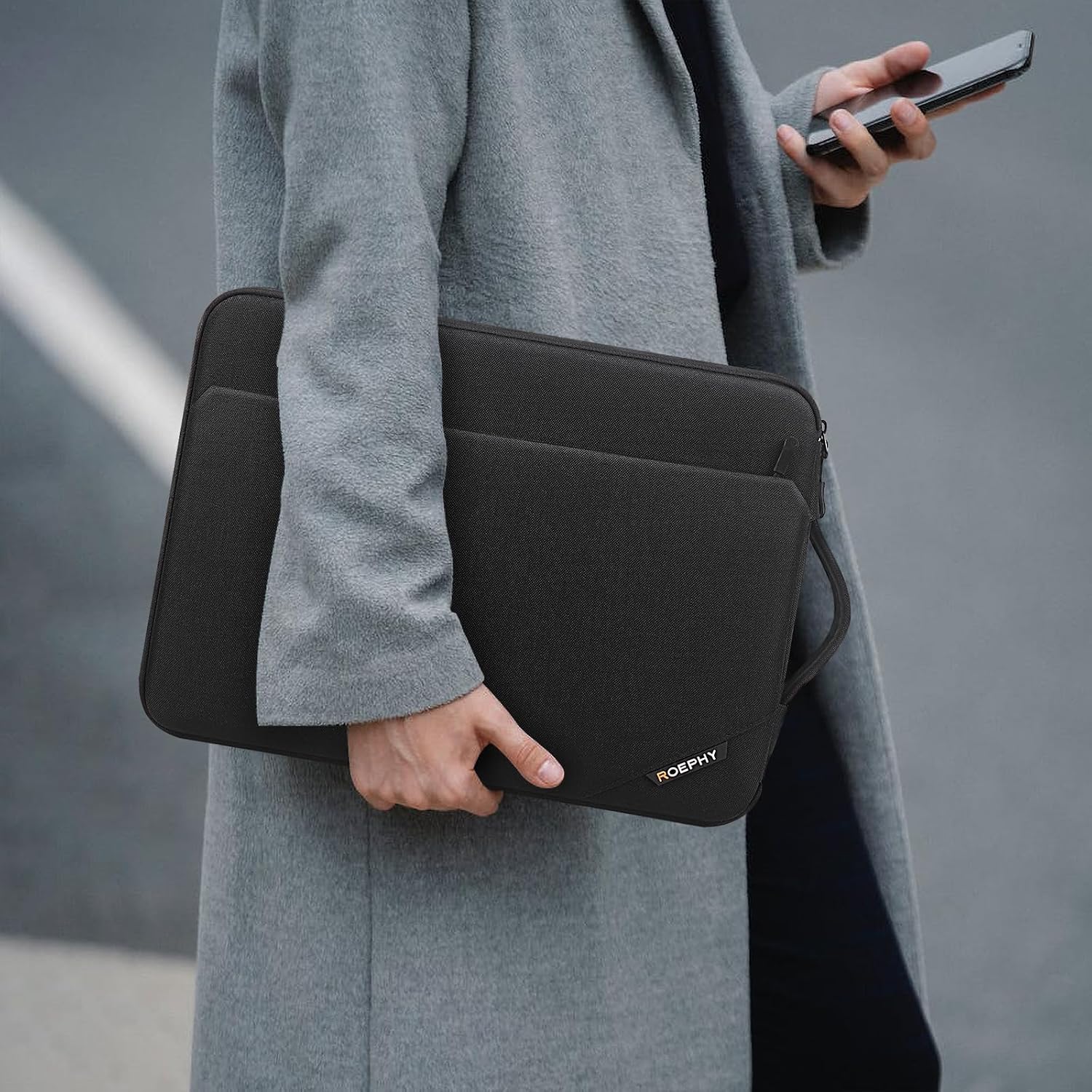 Husa Laptop 14-15 Inch Protectie Antisoc Neagra