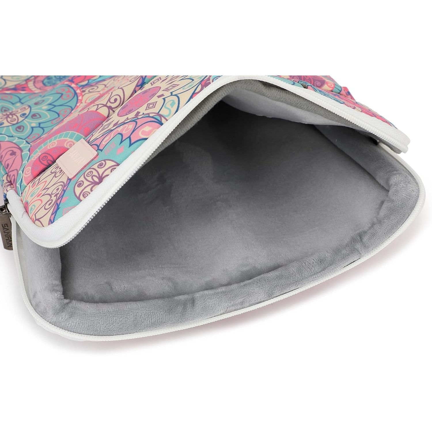 Husa Laptop 360° cu 3 Buzunare, Maner si Banda Bagaj - Soare, Luna, Stele