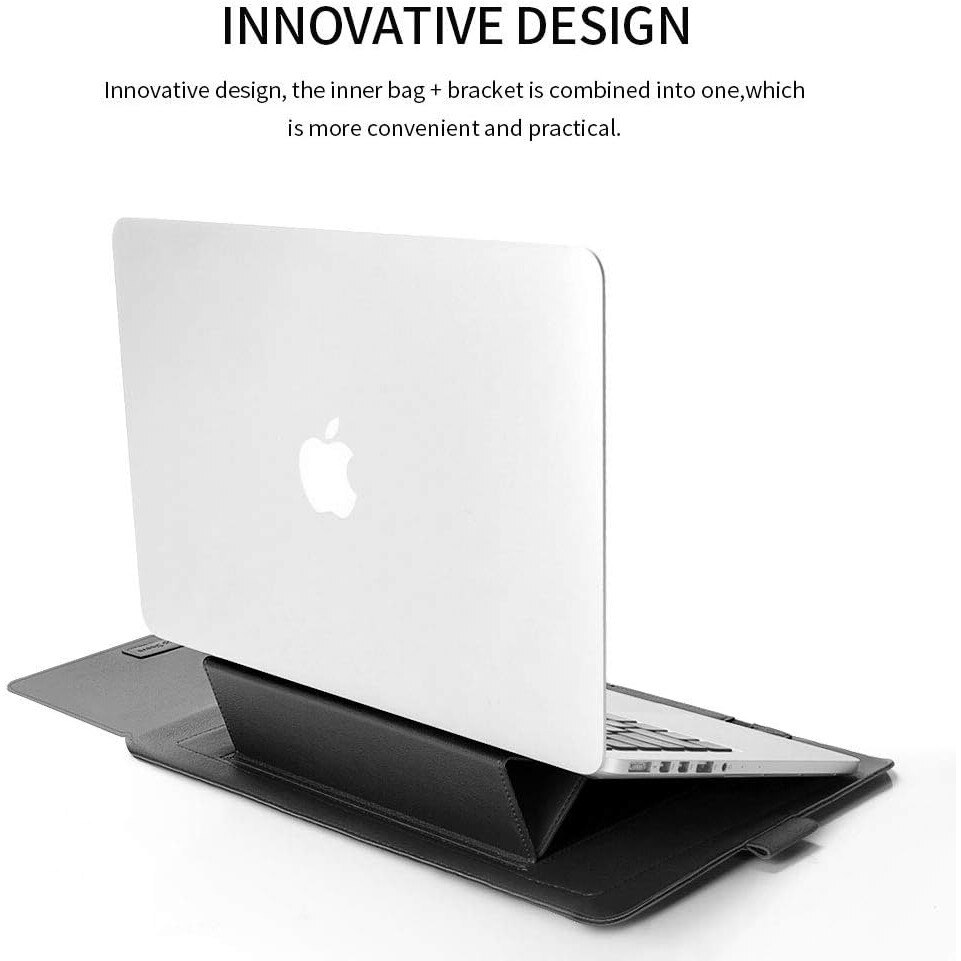 Curea Laptop 11-12 Inch Piele PU Maro cu Suport