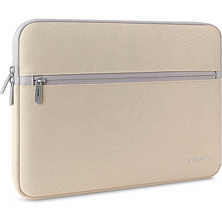 Husa Laptop DOMISO 17.3 inch, Protectie Impermeabila, Bej