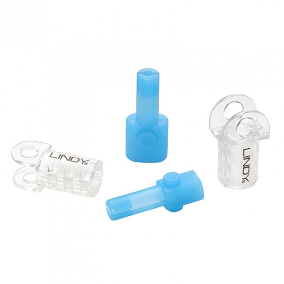 Kit de protectie pentru cablul Lightning Bleu CleanPC