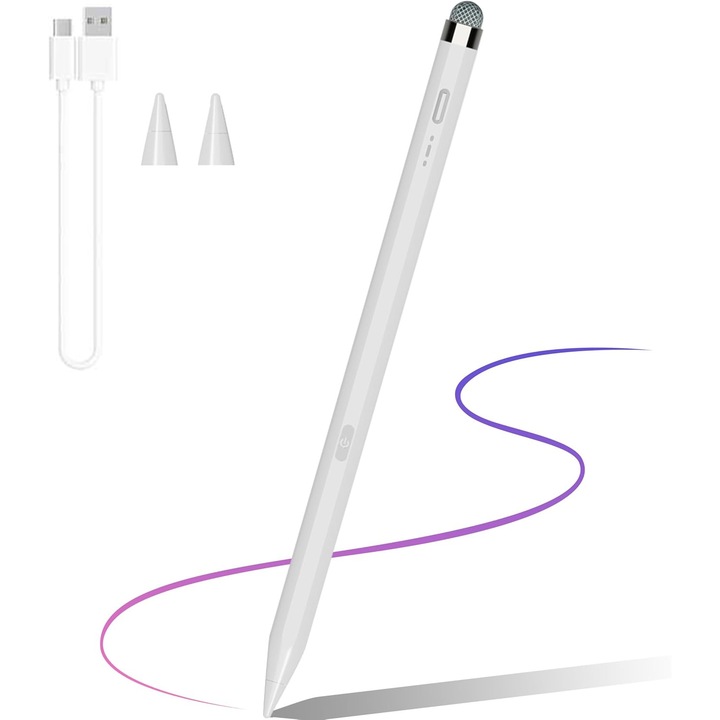 Stylus Toll 2 az 1-ben Android és Fire tabletekhez, Fehér