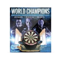 Pachet Premium Darts cu cabinet, tinta darts si sageti incluse WORLD CHAMPIONS HOME CABINET SET