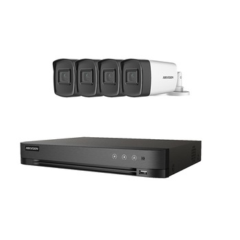 Kit Sistem Supraveghere si Securitate, 4 Camere Exterior Ultra HD 5MP High-Performance 40m ARRAY EXIR Hikvision + DVR 8 canale pana la 5MP, Auto-Adaptiv HDTVI/HDCVI/AHD/CVBS Kit Sistem Supraveghere si Securitate, 4 Camere Exterior Ultra HD 5MP High-Performance 40m ARRAY EXIR Hikvision + DVR 8 canale pana la 5MP, Auto-Adaptiv HDTVI/HDCVI/AHD/CVBS