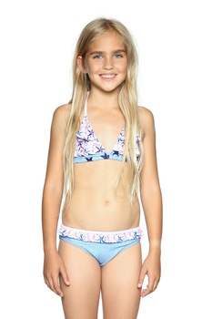 DESIGUAL, Costum de baie cu volane, Bleu, 140-152 CM DESIGUAL, Costum de baie cu volane, Bleu, 140-152 CM