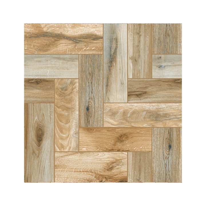 Autocolant pentru placi imitatie lemn ZYBLSSBB LSM2xh9553-BCS0013326-3, PVC autoadeziv impermeabil, grosime 0.5 mm, stejar deschis, pachet 20 buc., 10 x 10 cm