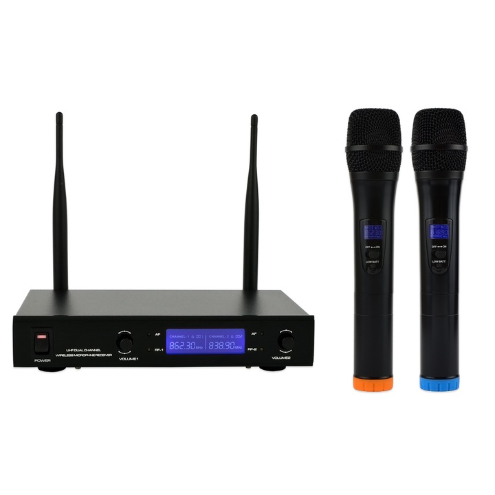 Microfoane wireless Diva SP19, Receptor, 2 buc. microfoane