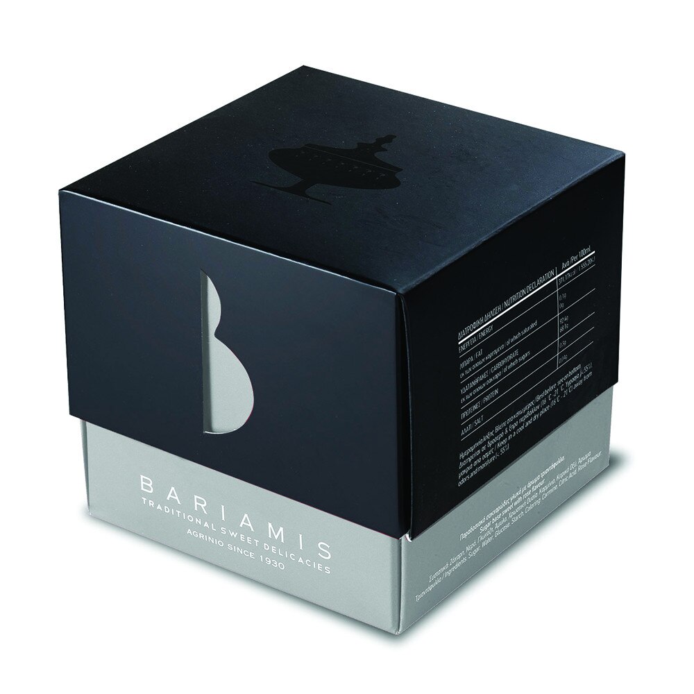 Cuburi de rahat cu trandafir si mastica, Bariamis, gustare greceasca, ideal la cafea sau ceai, 410 g