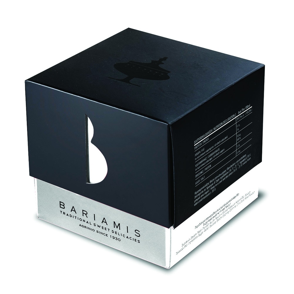 Cuburi de rahat cu mix de trandafir, bergamota si mastica, Bariamis, gustare greceasca, ideal la cafea sau ceai, 410 g