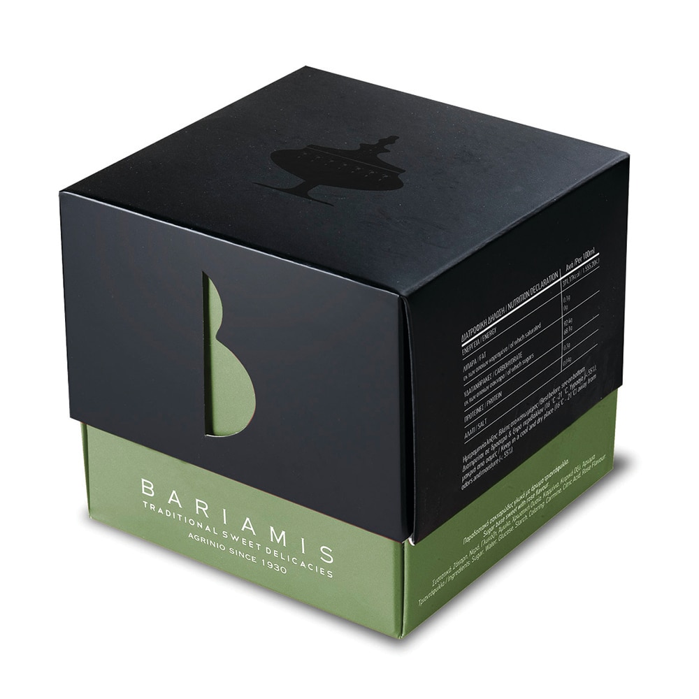 Cuburi de rahat cu busuiocul cerbilor si portocala, Bariamis, gustare greceasca, ideal la cafea sau ceai, 410 g