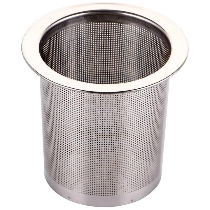 Infuzor pentru ceai ZYBLSSBB LSM2xh4278-BCS0043490, din otel inoxidabil reutilizabil, perforat, argintiu, O 6.7 cm