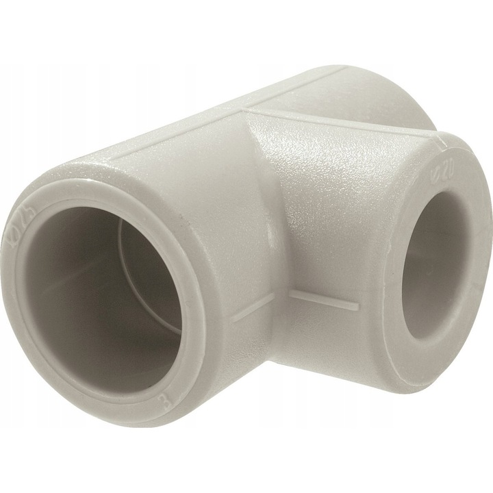 PP-R szűkítő T-idom Kan-therm DFSTBRKIGBZS 25/16/25, pmax 20 bar, szürke