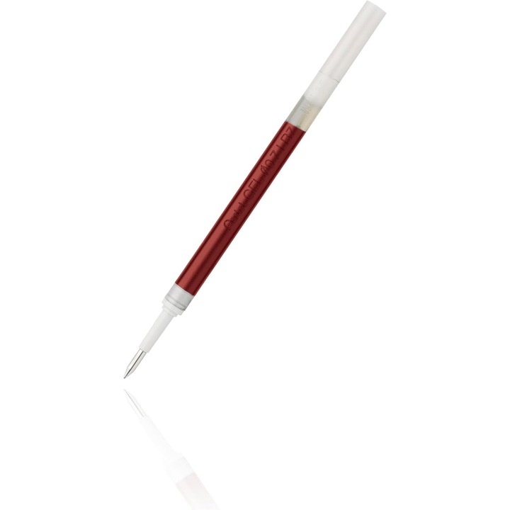 Пълнител за ролер Pentel LR7 Gel, кафяв цвят, 0.35мм