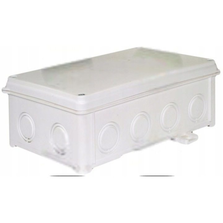 Cutie de instalatii aparenta Simet N110x180S (HER470/LEJ91V1WF), IP54, alb, 180 x 110 x 61 mm