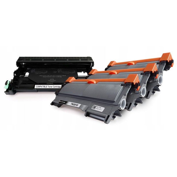 Unitec TN-2010 kompatibilis toner szett (3 db) + DR-2200 képalkotó egység, 3x toner ≈2.600 oldal/5% + 1x képalkotó egység ≈12.000 oldal/5%, fekete, E7TTPKYPZG kód
