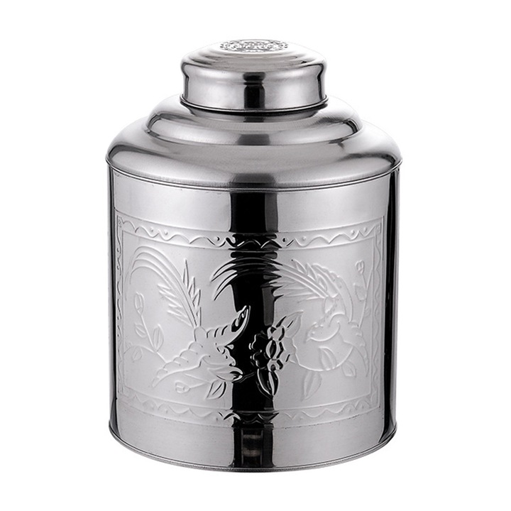 Recipient pentru ceai ZYBLSSBB LSM2xh5376-BCS0178761-1 din otel inoxidabil, etans, argintiu, 150 g
