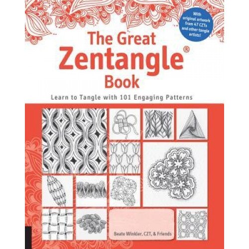 The Great Zentangle Book: Learn to Tangle with 101 Favorite Patterns, Beate Winkler (Author)