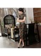 Rochie cheongsam multicolor eleganta lunga