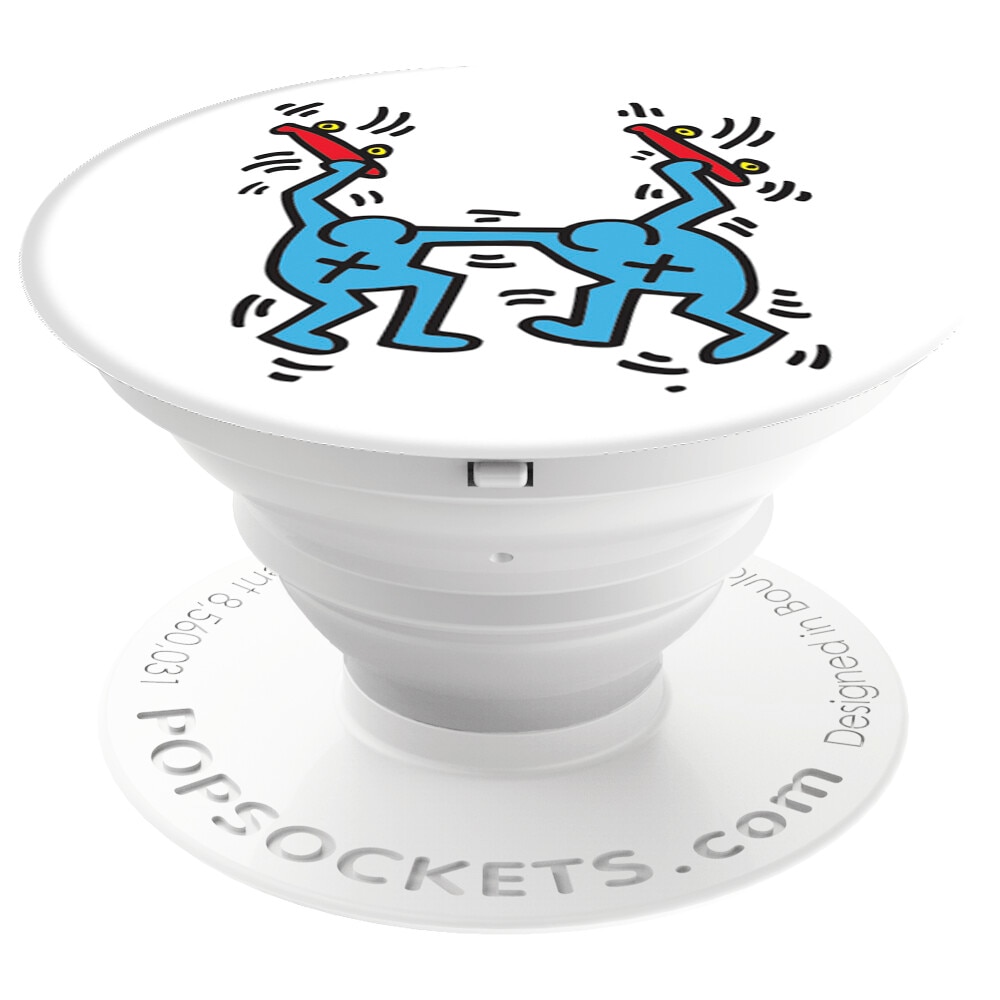 Suport universal de telefon si tableta Popsockets ® ,Bros Skateboarders, Colectia Keith Haring
