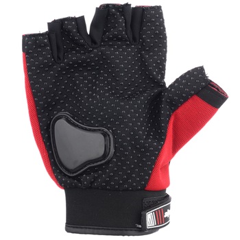 Manusi Moto / Bike AlpineStars, L, fara Degete, cu Protectie, Rosu-Negru Manusi Moto / Bike AlpineStars, L, fara Degete, cu Protectie, Rosu-Negru