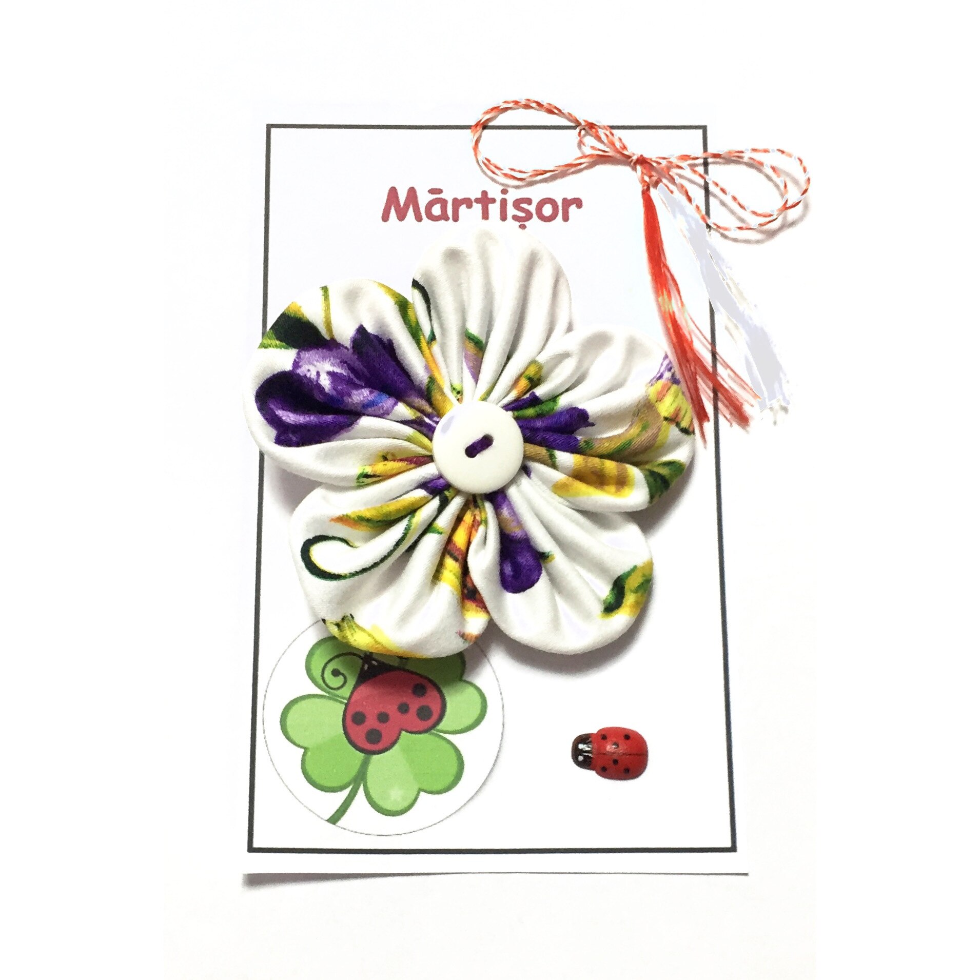 Martisor tip brosa - floare de camp
