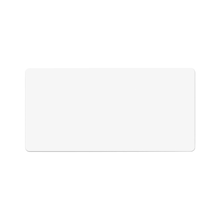 Mouse pad YANYXR BCS2909958, din piele artificiala, impermeabil, antiderapant, ultra slim, alb, 80 x 40 cm