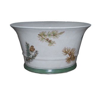 Vas decorativ Quadra din portelan crackle 27x18x16 cm Vas decorativ Quadra din portelan crackle 27x18x16 cm