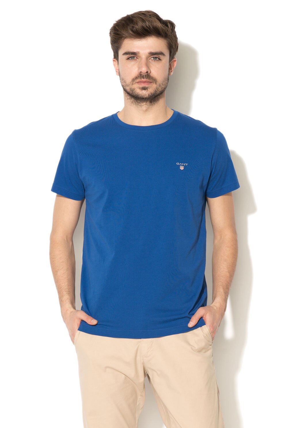 Gant, Tricou regular fit The Original 234100, Albastru royal