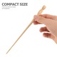 YANYXR BCS2914990 teáskészlet, bambusz teáskanál és teás tű, világosbarna, 18 cm