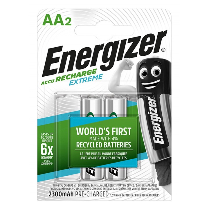 Acumulatori Energizer AA 2300mAh, blister 2 bucati