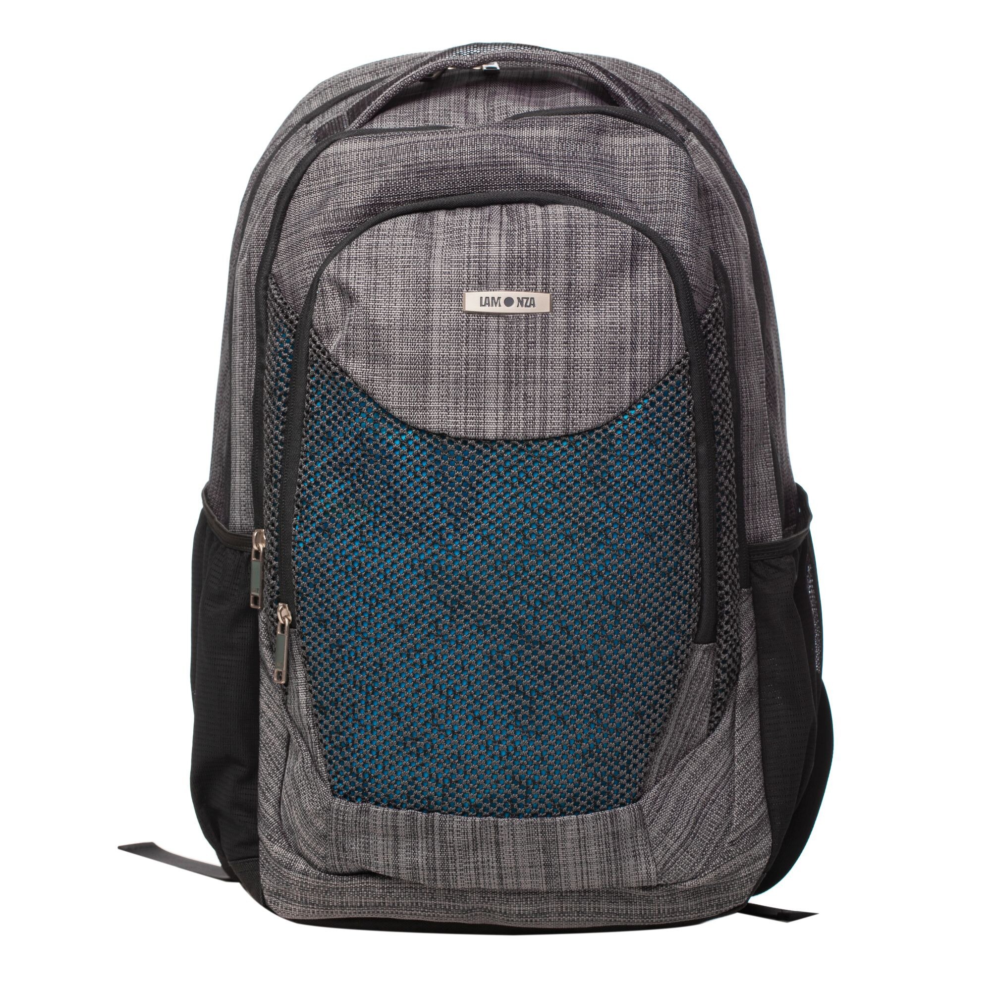 Rucsac laptop 15 inch Lamonza Nets 47x33x15 cm gri