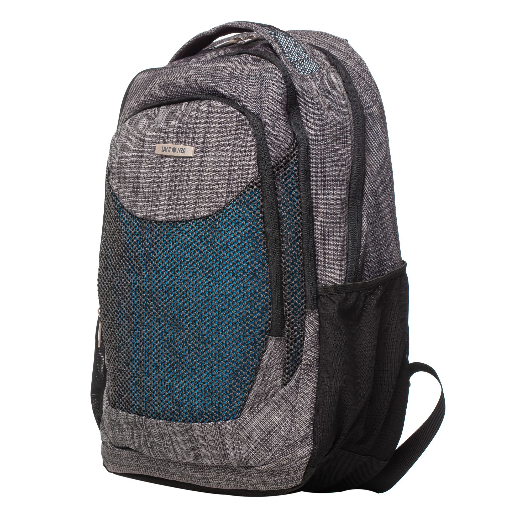 Rucsac laptop 15 inch Lamonza Nets 47x33x15 cm gri