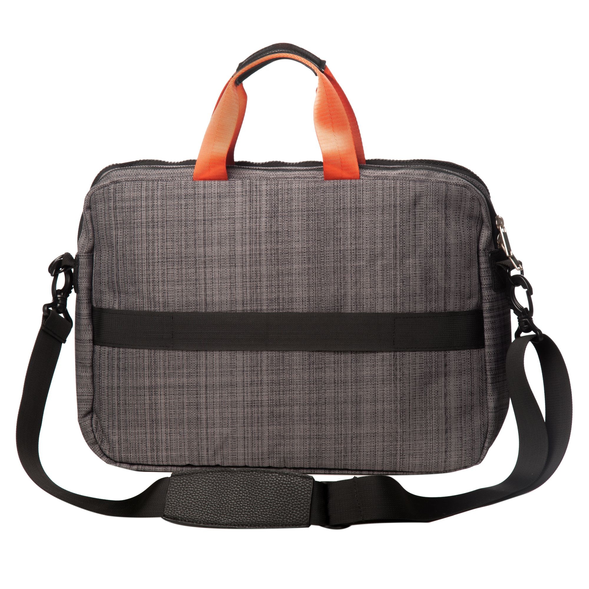 Geanta laptop 15 inch Lamonza Corsica 40x29x7 cm, gri / negru