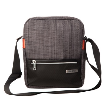 Geanta umar Lamonza Corsica gri/negru 25x21x6 cm Geanta umar Lamonza Corsica gri/negru 25x21x6 cm