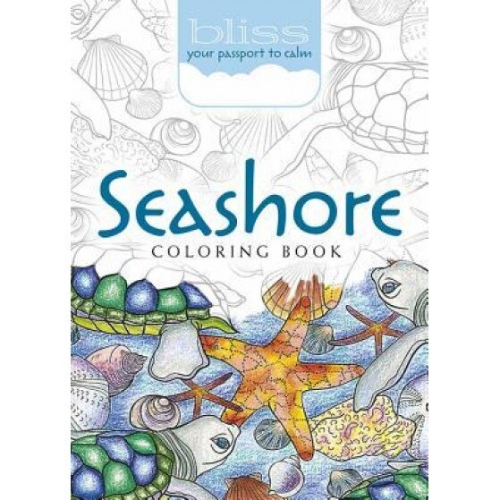 Bliss Seashore Coloring Book: Your Passport to Calm, Jessica Mazurkiewicz (Author)