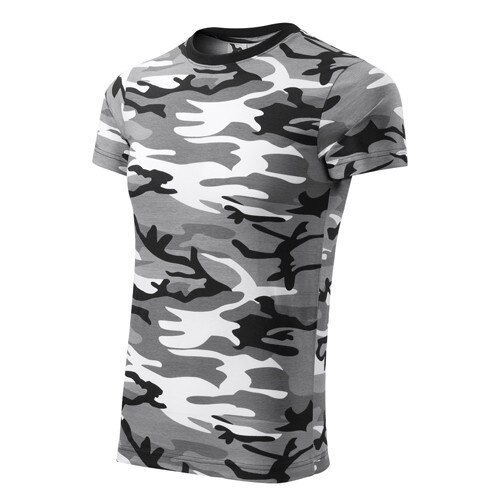 Tricou unisex Camuflaj gri