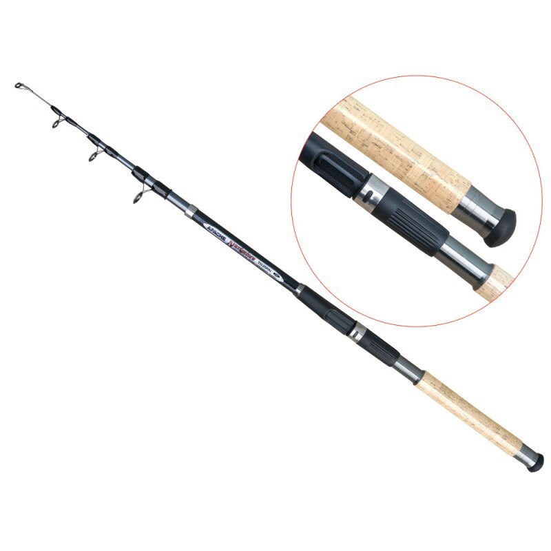 Lanseta spinning/stationar fibra de carbon Baracuda Apache Navigators ...