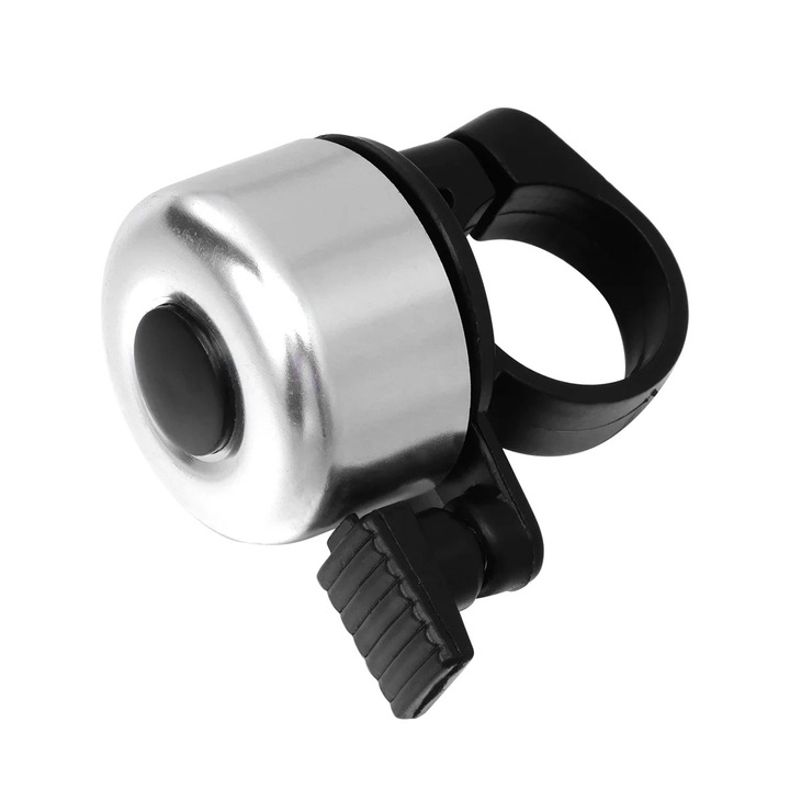 Clopotel bicicleta ZYBLSSBB LSM2xh3324-BCS0139869, aluminiu, montura M, alb, 5 x 3 x 5 cm