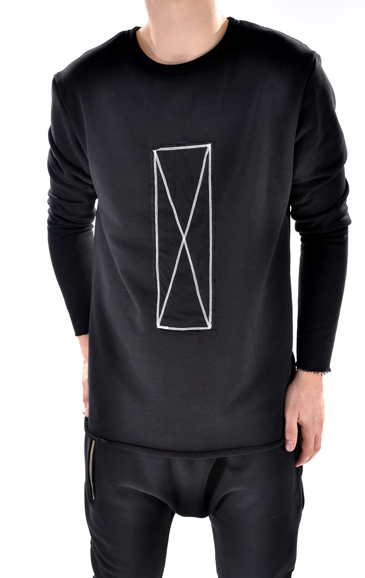 Tricou handmade Custom Fit editie limitata, negru, Negru