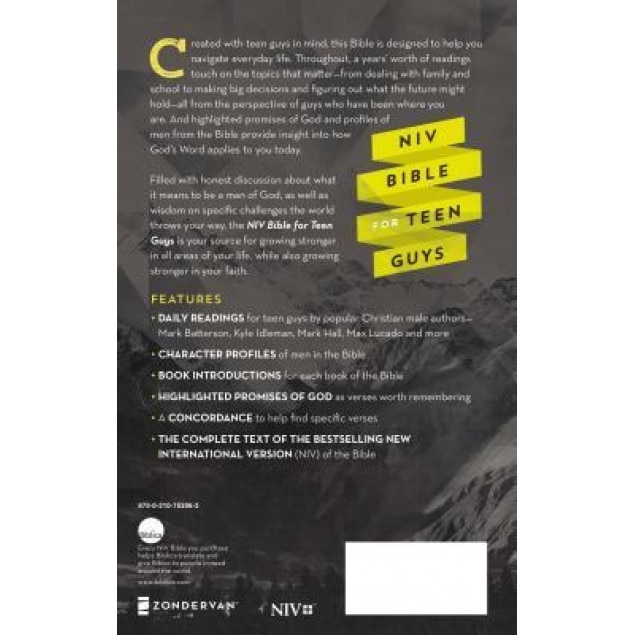 NIV Bible for Teen Guys, Hardcover: Building Faith, Wisdom and Strength, Zondervan Publishing (Author)