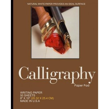 Calligraphy Paper Pad: Brown Cover, Blank Paper Notepad, 8 X 10,20.32 X 25.4 CM, 50 Pages, Soft Durable Matte Cover, Calligraphy Paper Pad (Author) Calligraphy Paper Pad: Brown Cover, Blank Paper Notepad, 8 X 10,20.32 X 25.4 CM, 50 Pages, Soft Durable Matte Cover, Calligraphy Paper Pad (Author)