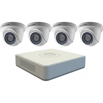 Kit supraveghere video Hikvision, 4 camere supraveghere, DVR, interior Kit supraveghere video Hikvision, 4 camere supraveghere, DVR, interior