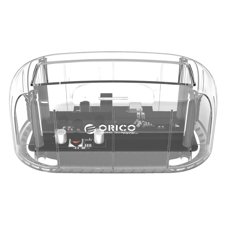 Rack Orico 6139U3 USB 3.0 HDD Docking Station Clear
