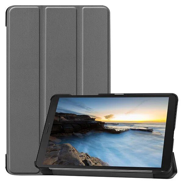 Husa pentru Samsung Galaxy Tab A 8.0 (2019) SM-T290/T295/T297, coperta magnetica din PU, model zana, alb/roz, K0323-0807-CJ1841