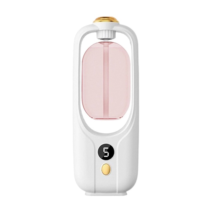 Difuzor de uleiuri esentiale YANYXR BCS2901977, 50 ml, fara apa, 5 trepte, USB, silentios, alb/roz