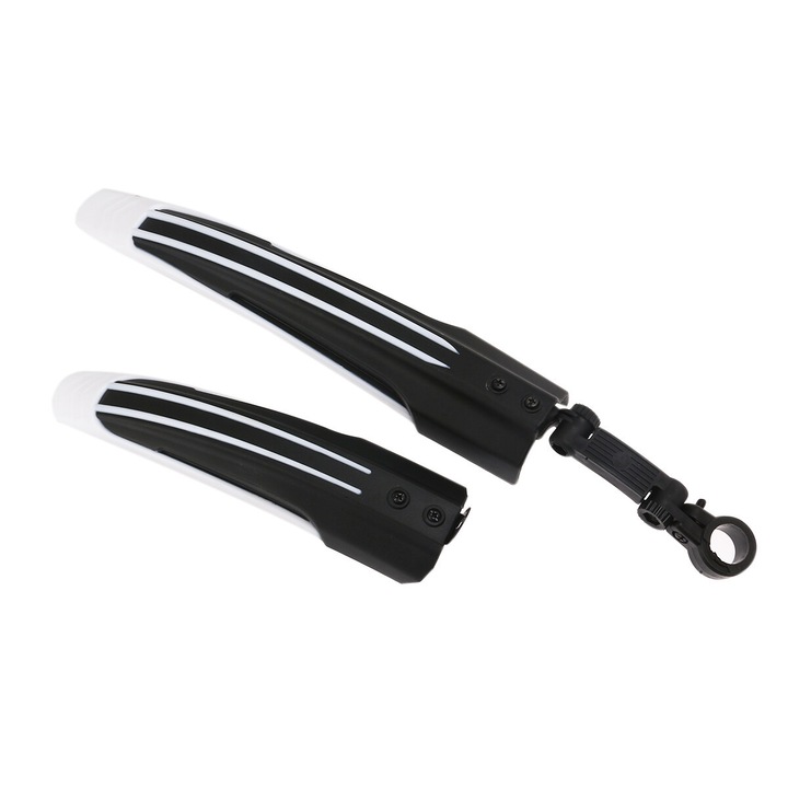 Set aripi bicicleta ZYBLSSBB LSM2xh2347-BCS0122051, fata+spate din plastic sintetic rezistent, reglabil, compatibil tija sa
