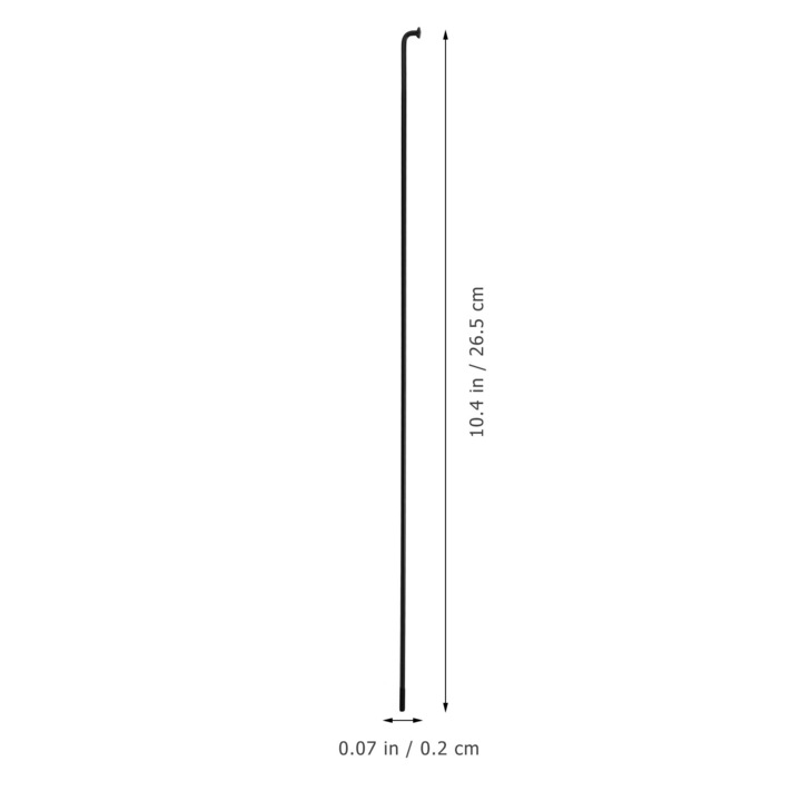 Spite roata bicicleta ZYBLSSBB LSM2xh1370-BCS0103200-5, otel rezistent, negre, 26.5 cm, 30 buc