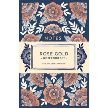 Rose Gold Notebook Set: Two Foil-Stamped Notebooks, Katharine Watson (Author) Rose Gold Notebook Set: Two Foil-Stamped Notebooks, Katharine Watson (Author)